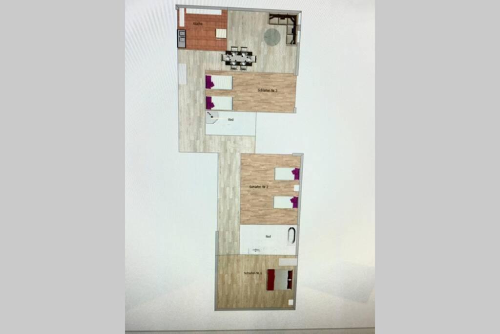 120 Qm -3 Schlafzimmer-2 Baeder- Fuer 7 Gaeste Apartment